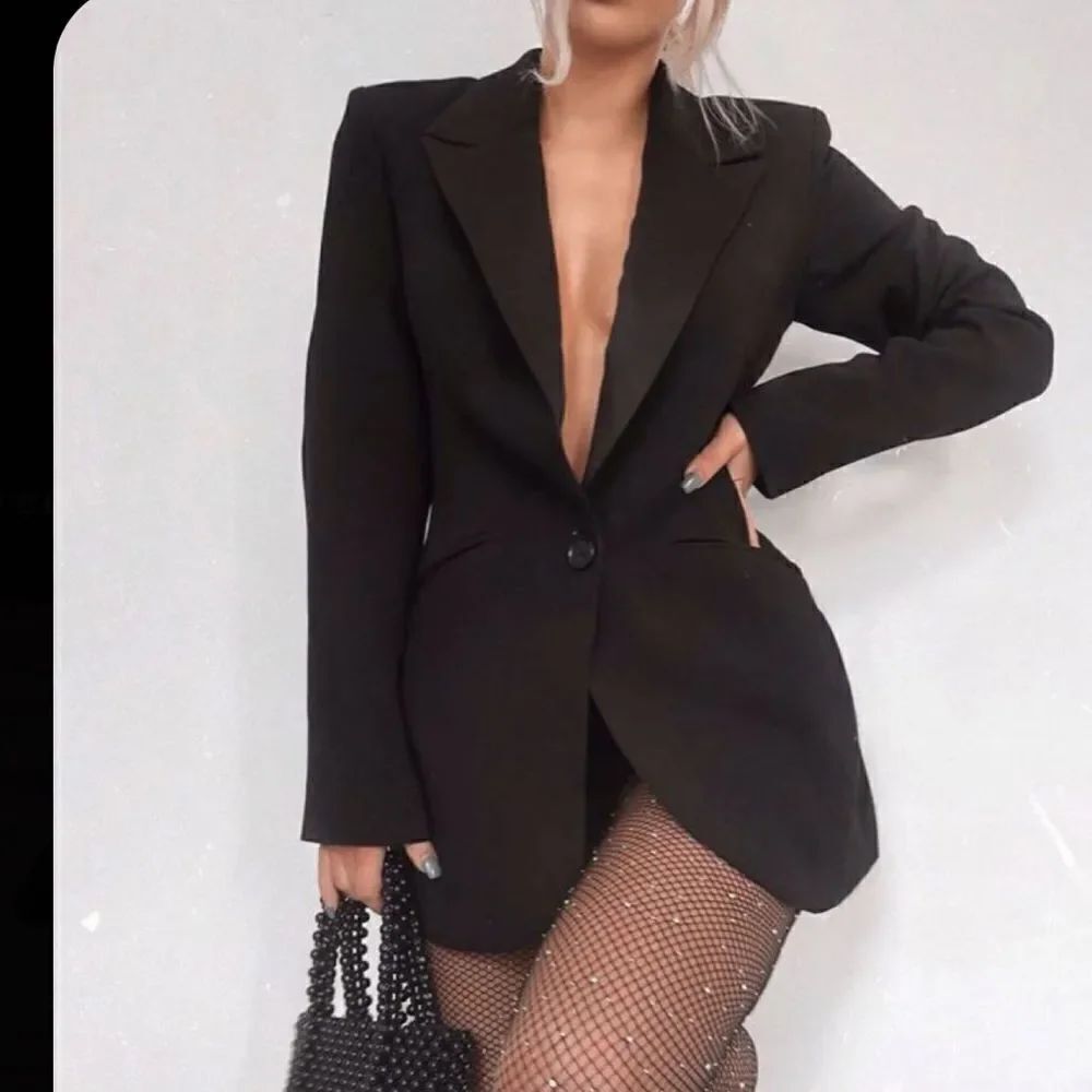 Black  blazer jacket - Picture 1 of 6